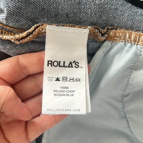 ROLLAS RELAXO CHOP BOGAN BLUE PANT Jeans Size 32 - Picture 12 of 13